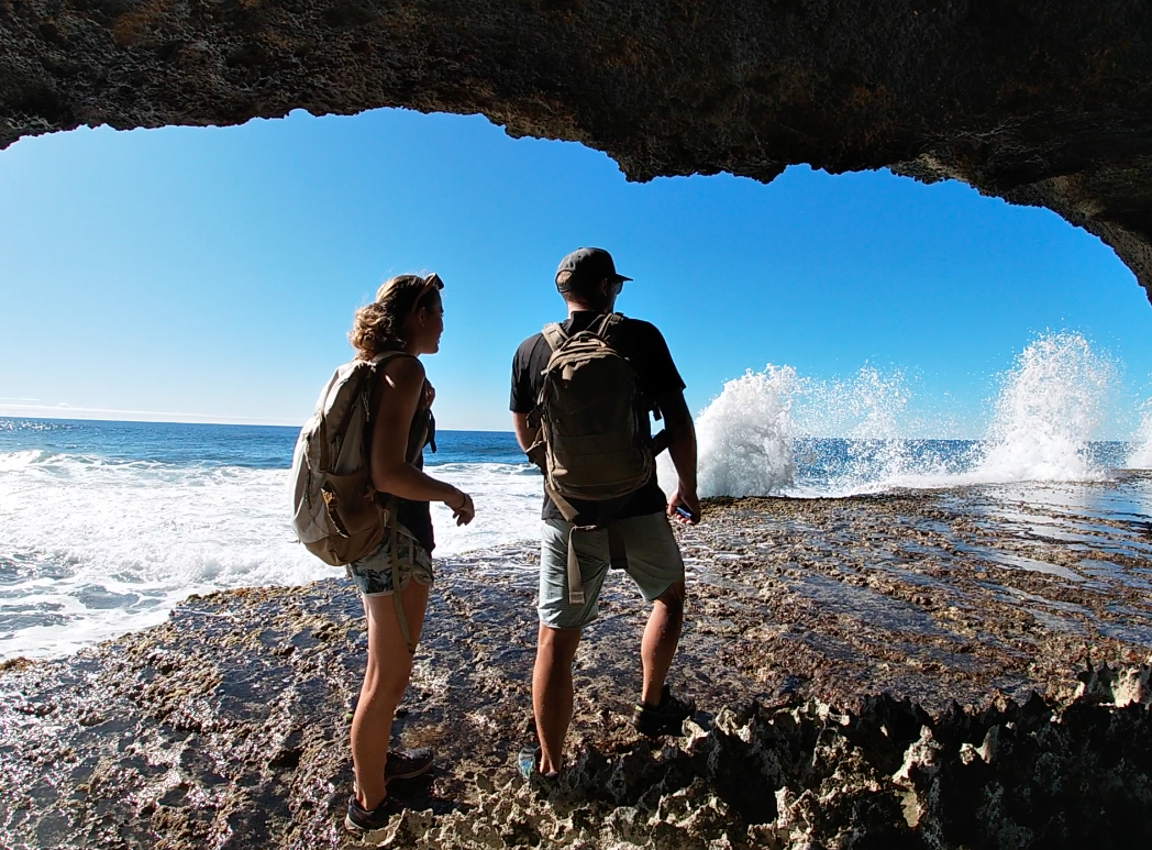 Passage entre 2 vagues